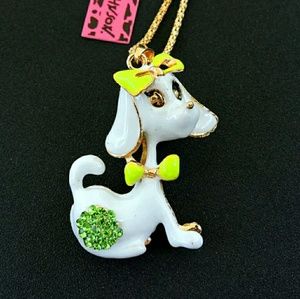 Betsey Johnson Rhinestone Pooch